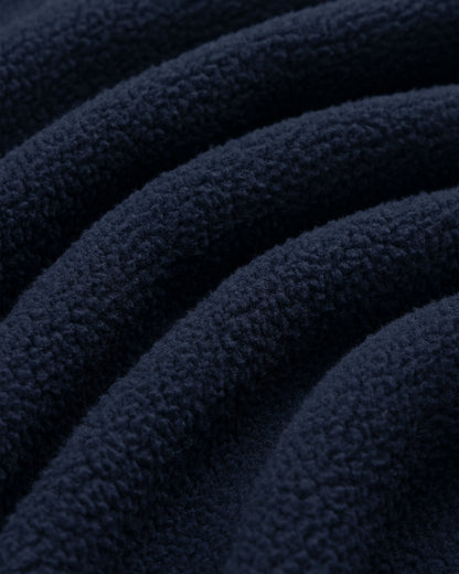 Aimé Leon Dore Navy blazer Crest Quarter-Zip Fleece Pullover Clothing