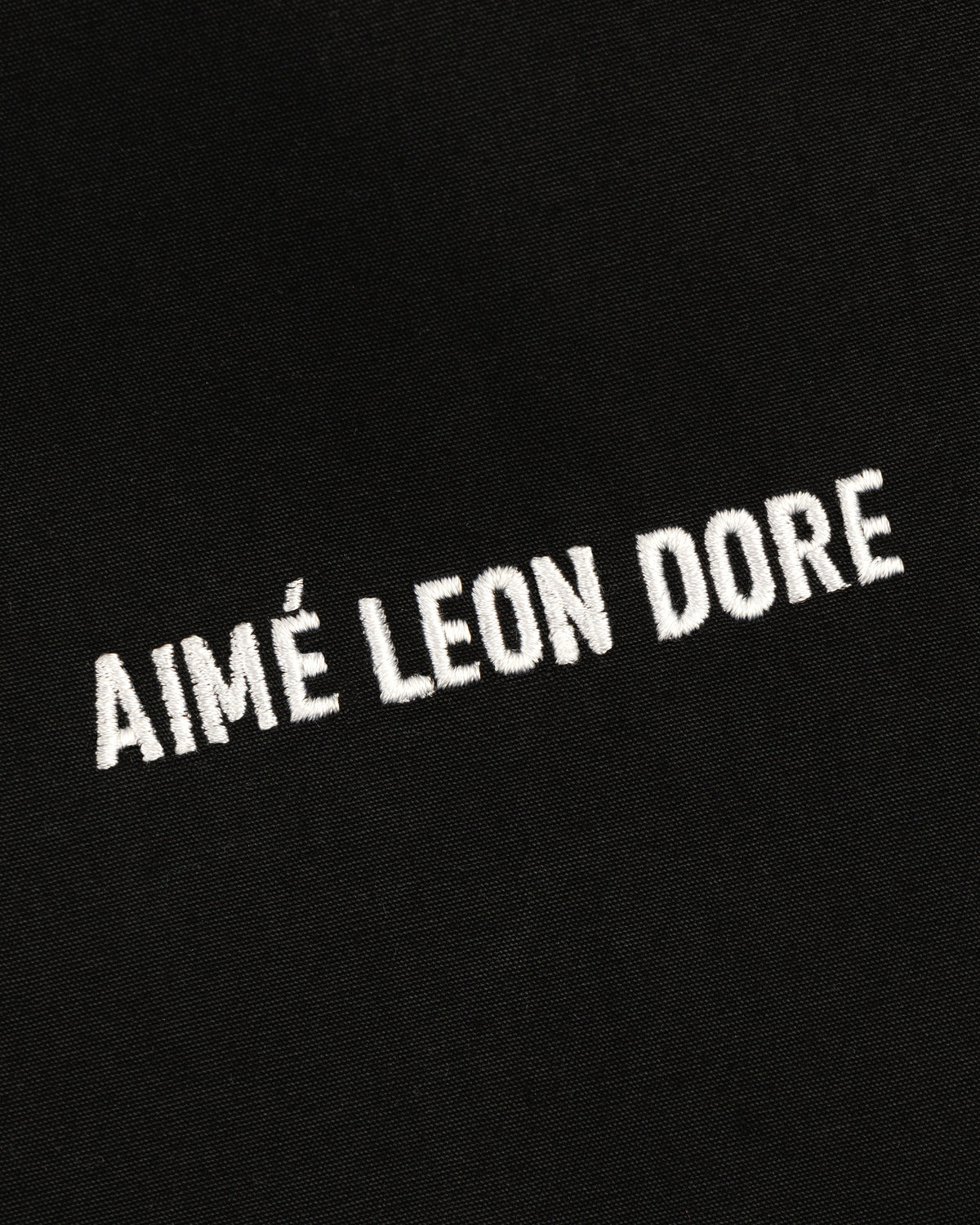 Aimé Leon Dore Jet black Micro Logo Lightweight Jacket Clothing