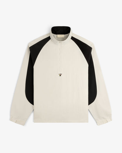 Aimé Leon Dore Coconut milk Crest Nylon Half-Zip Pullover Clothing