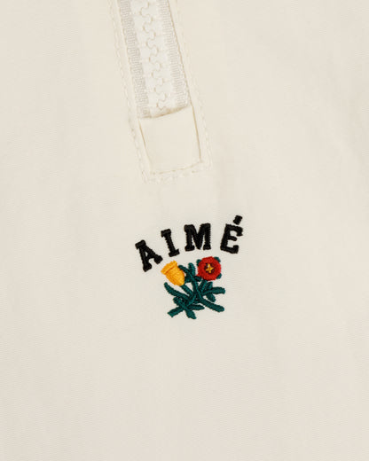Aimé Leon Dore Coconut milk Crest Nylon Half-Zip Pullover Clothing