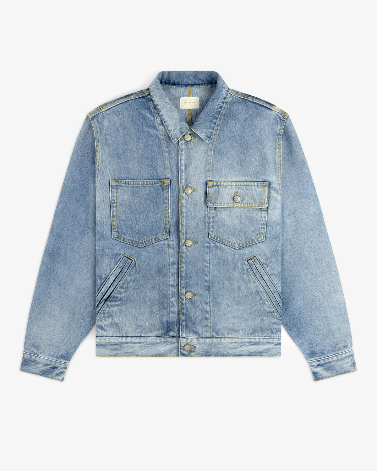 Aimé Leon Dore Evening blue Denim Trucker Jacket Clothing
