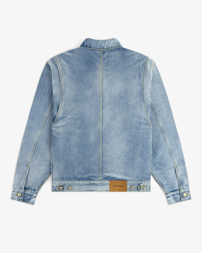 Aimé Leon Dore Evening blue Denim Trucker Jacket Clothing