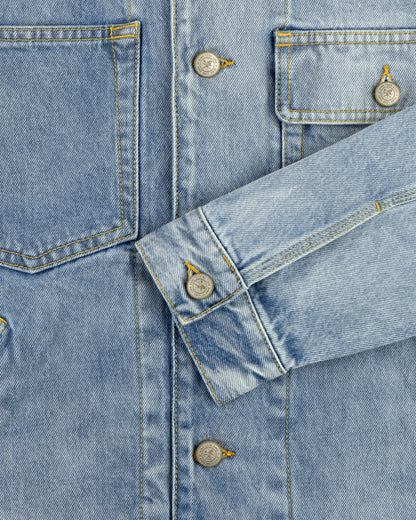 Aimé Leon Dore Evening blue Denim Trucker Jacket Clothing