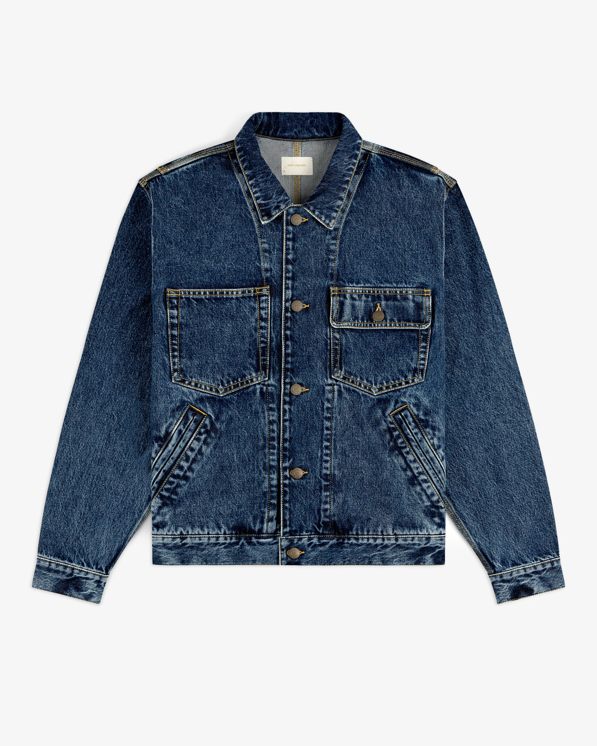 Aimé Leon Dore Evening blue Denim Trucker Jacket Clothing