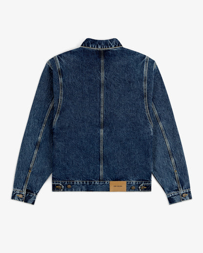 Aimé Leon Dore Evening blue Denim Trucker Jacket Clothing