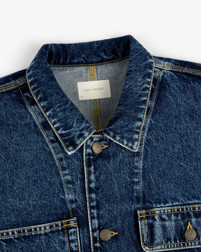 Aimé Leon Dore Evening blue Denim Trucker Jacket Clothing