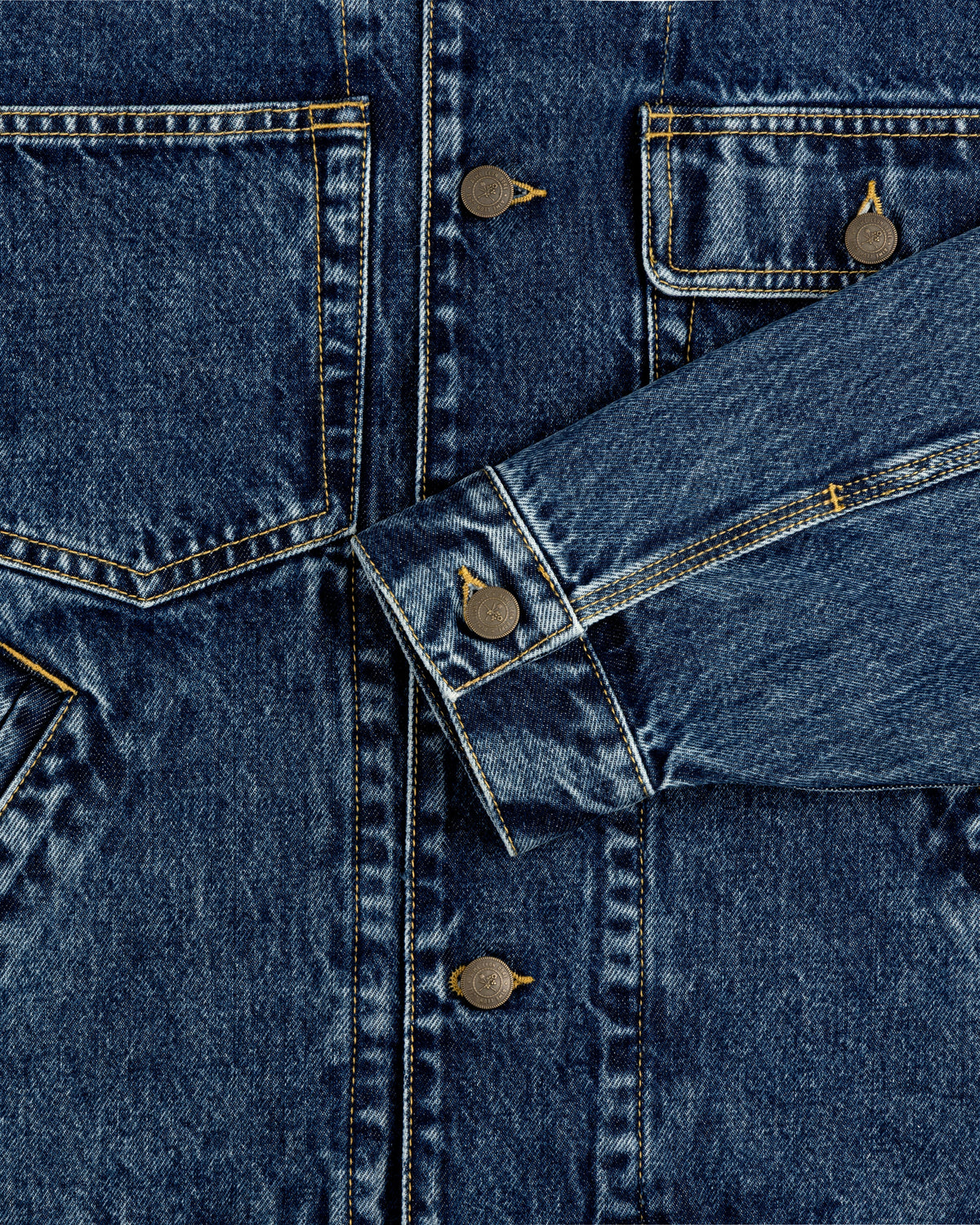 Aimé Leon Dore Evening blue Denim Trucker Jacket Clothing