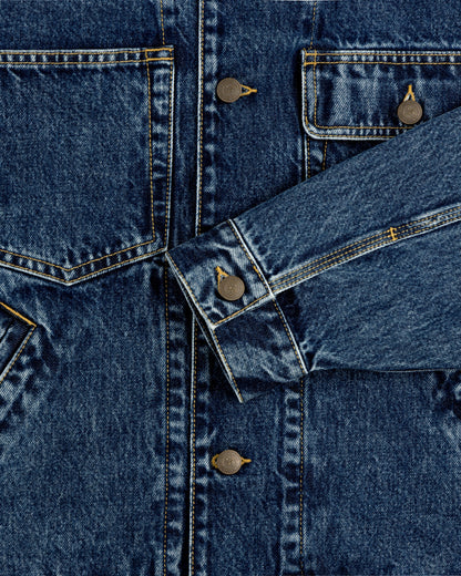 Aimé Leon Dore Evening blue Denim Trucker Jacket Clothing