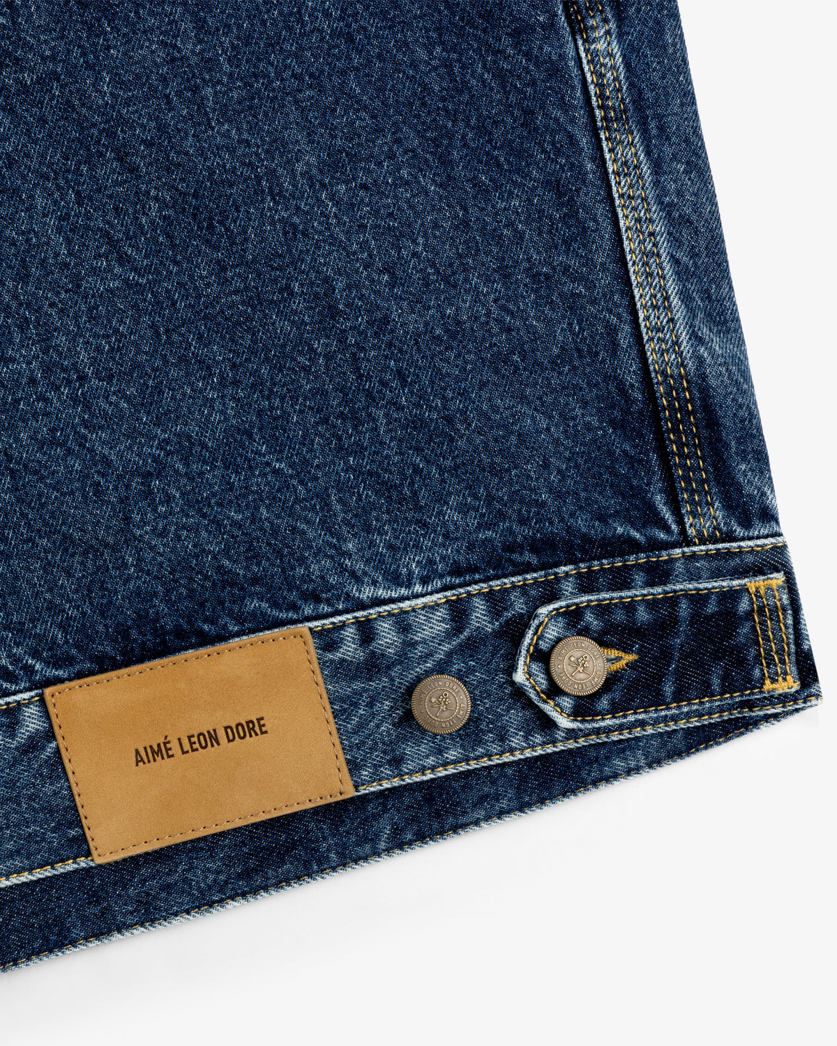 Aimé Leon Dore Evening blue Denim Trucker Jacket Clothing