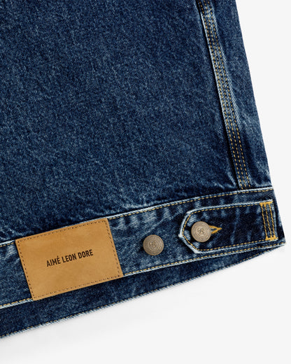 Aimé Leon Dore Evening blue Denim Trucker Jacket Clothing