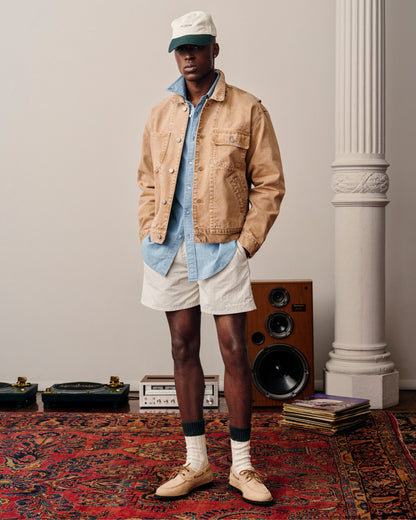 Aimé Leon Dore Evening blue Denim Trucker Jacket Clothing
