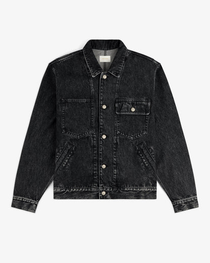 Aimé Leon Dore Evening blue Denim Trucker Jacket Clothing