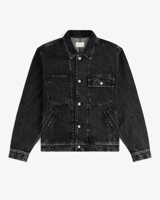 Aimé Leon Dore Evening blue Denim Trucker Jacket Clothing