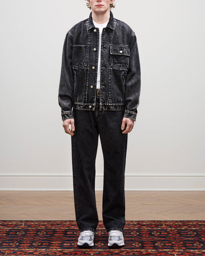 Aimé Leon Dore Evening blue Denim Trucker Jacket Clothing