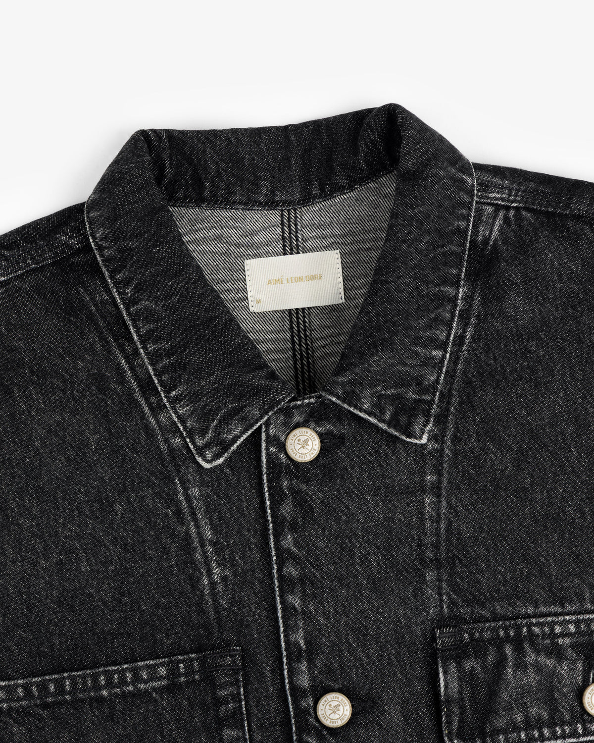 Aimé Leon Dore Evening blue Denim Trucker Jacket Clothing
