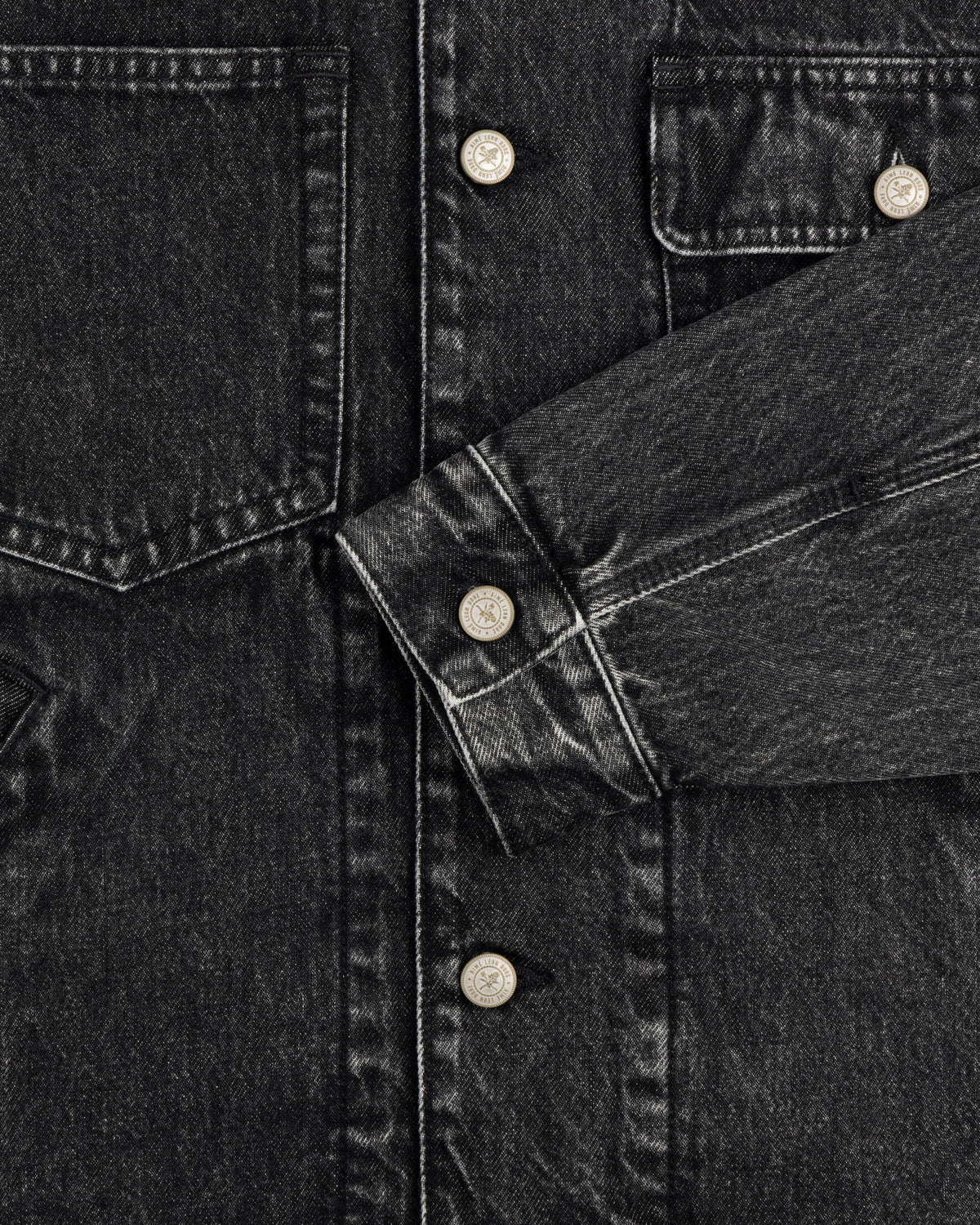 Aimé Leon Dore Evening blue Denim Trucker Jacket Clothing