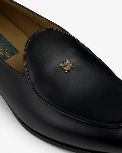 Aimé Leon Dore Black Crest Salóni Loafer Footwear
