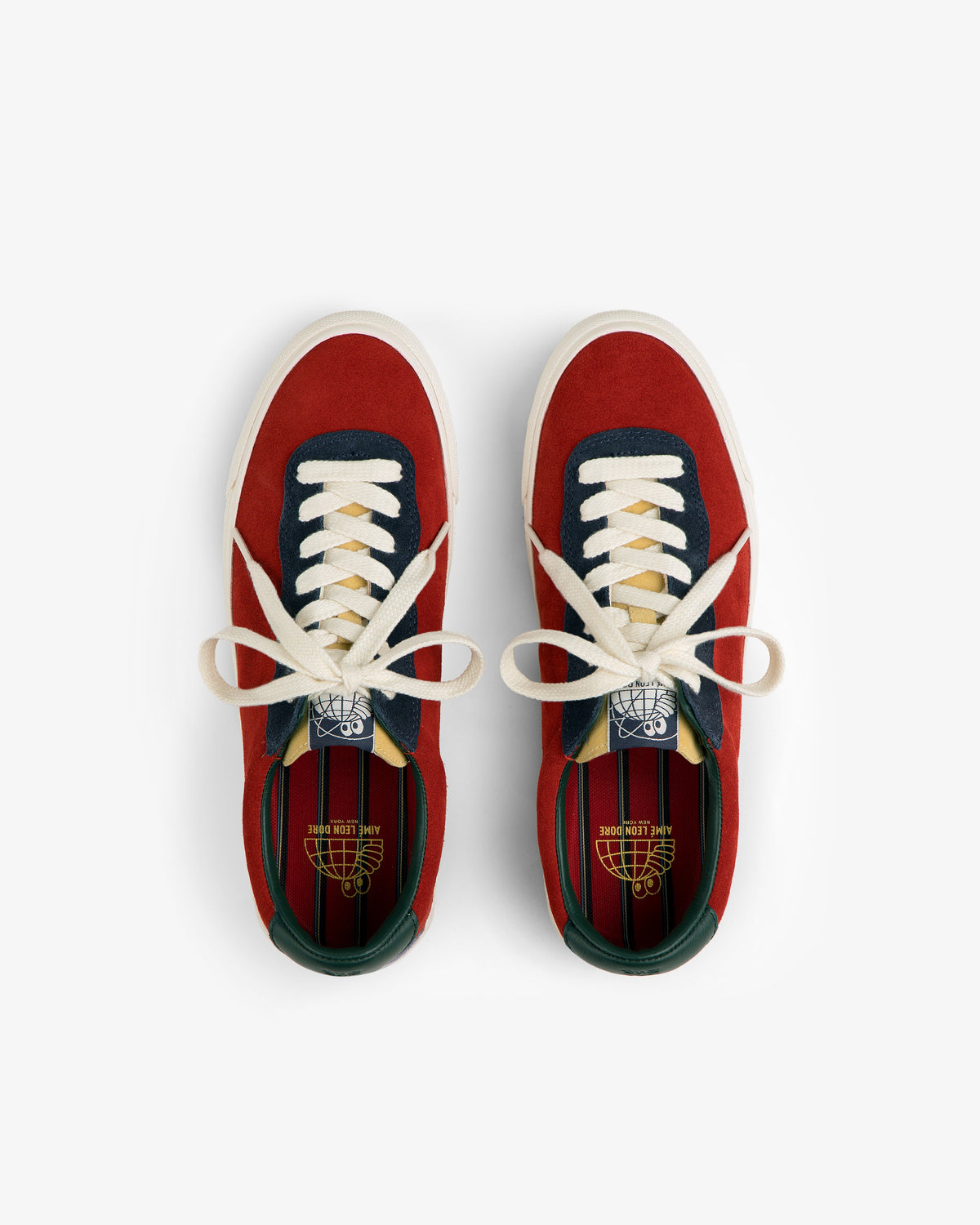 Aimé Leon Dore Equestrian red ALD / Last Resort AB VM001-LO Suede Footwear
