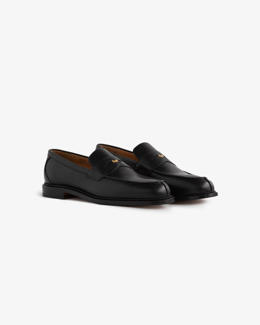 Aimé Leon Dore Black Queens Crest Loafer Footwear