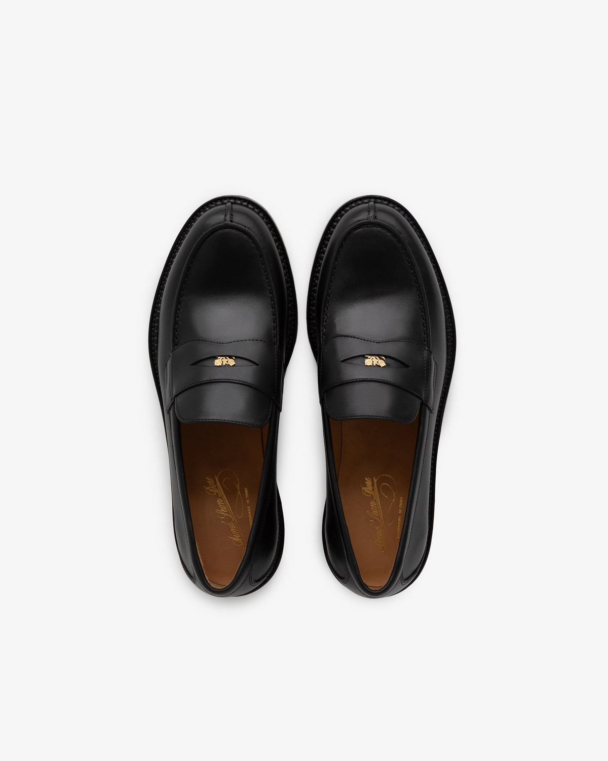 Aimé Leon Dore Black Queens Crest Loafer Footwear