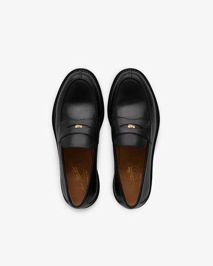 Aimé Leon Dore Black Queens Crest Loafer Footwear