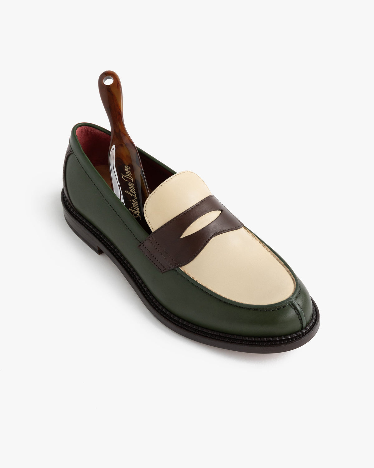 Aimé Leon Dore Green multi Queens Crest Loafer Footwear