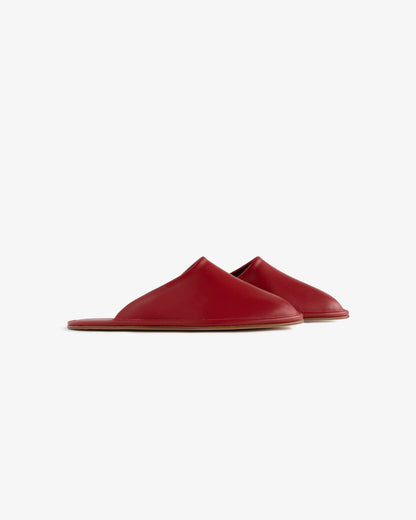 Aimé Leon Dore Red scarlet Leather Travel Slipper Footwear