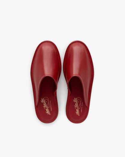 Aimé Leon Dore Red scarlet Leather Travel Slipper Footwear