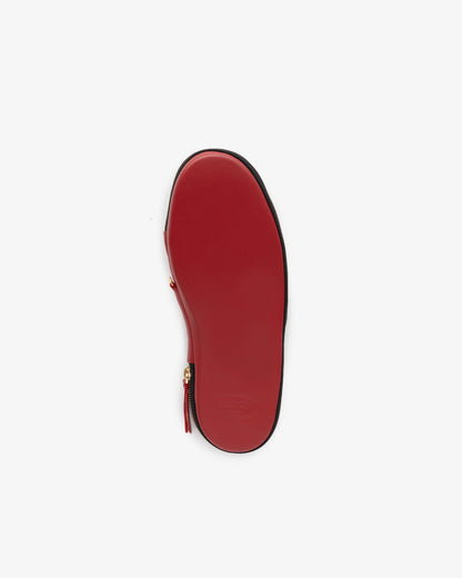 Aimé Leon Dore Red scarlet Leather Travel Slipper Footwear