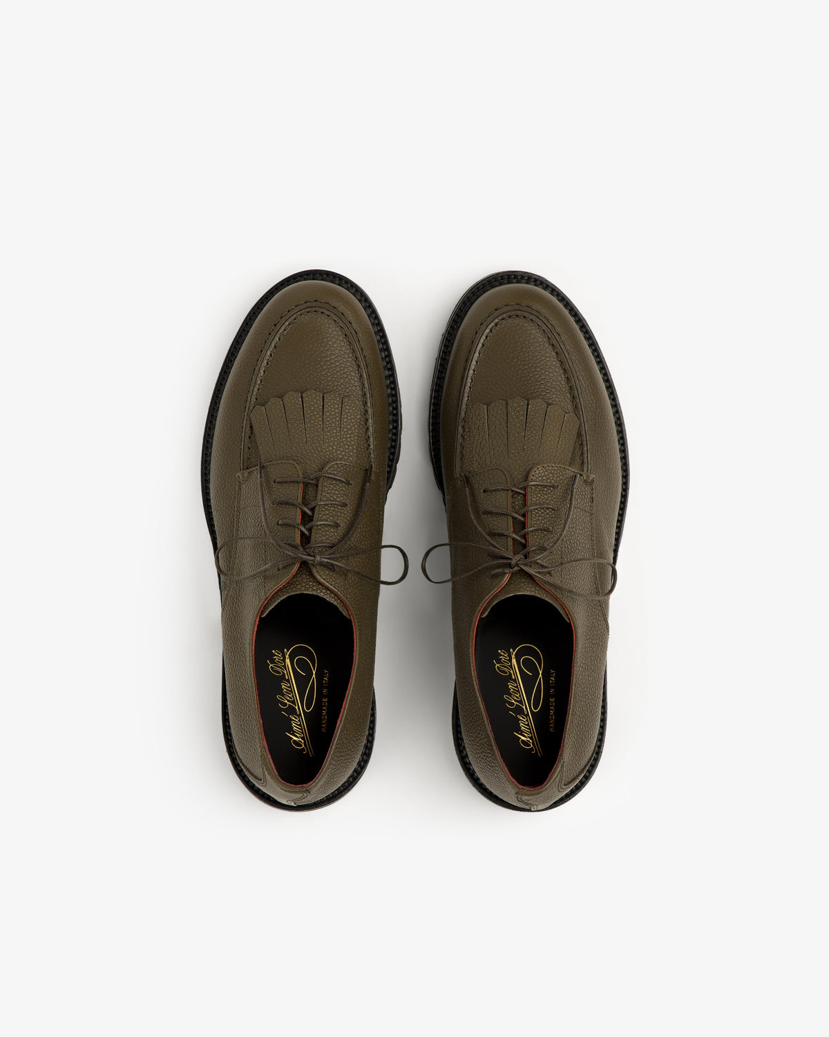 Aimé Leon Dore Grape leaf Leather Lug Sole Derby Footwear