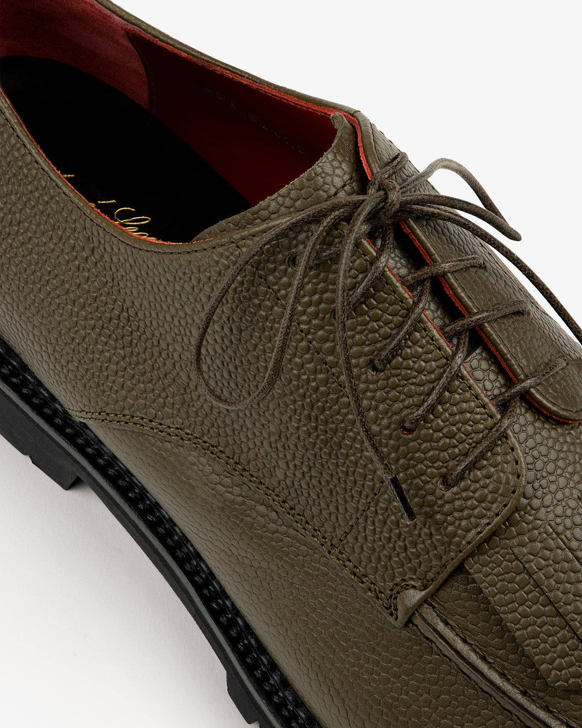 Aimé Leon Dore Grape leaf Leather Lug Sole Derby Footwear