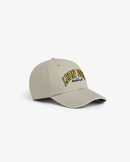 Aimé Leon Dore Stone Mulberry Letterman Hat Headwear