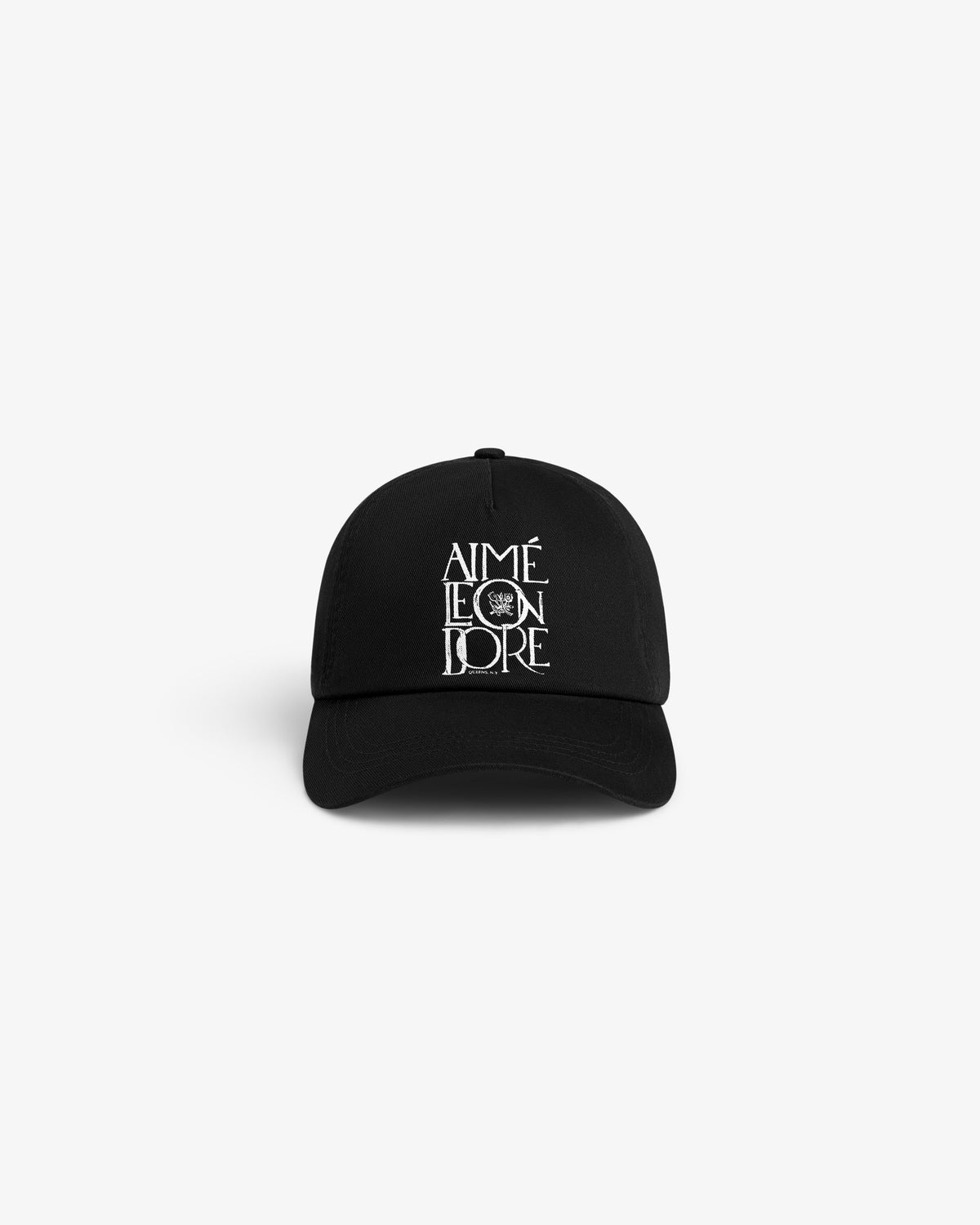 Aimé Leon Dore Jet black Stacked Logo Hat Headwear