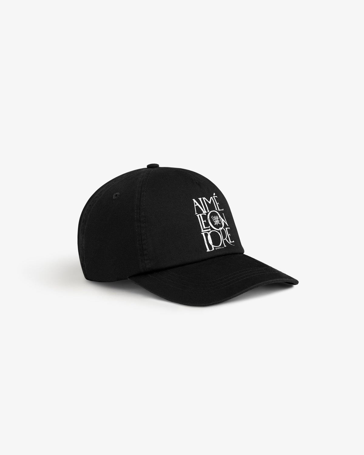 Aimé Leon Dore Jet black Stacked Logo Hat Headwear