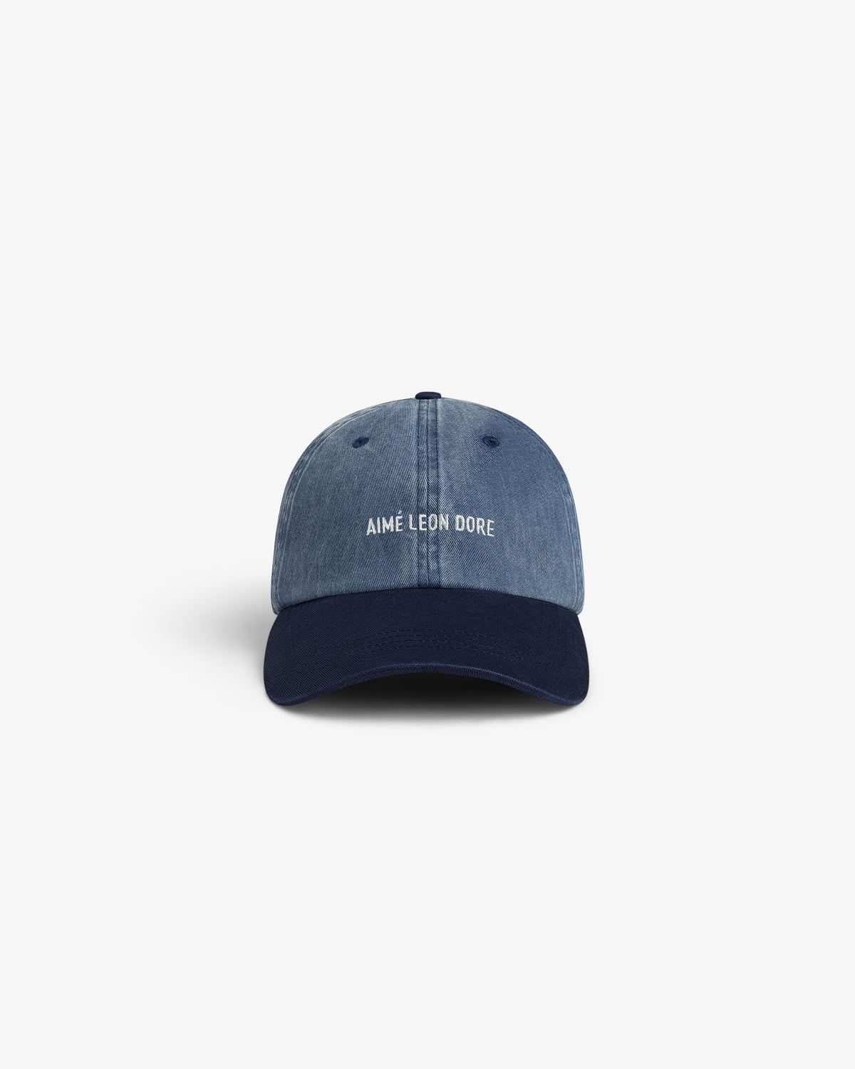 Aimé Leon Dore Blue indigo Pigment Dyed Logo Hat Headwear