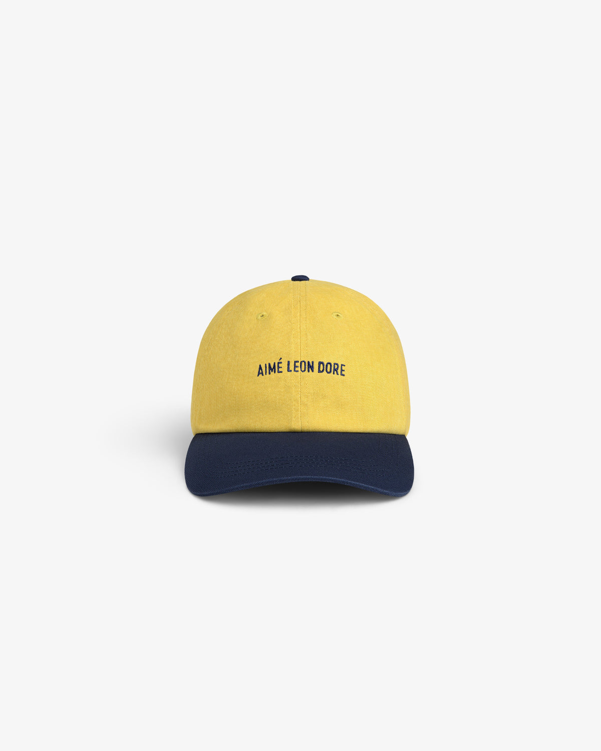 Aimé Leon Dore Cornsilk Pigment Dyed Logo Hat Headwear