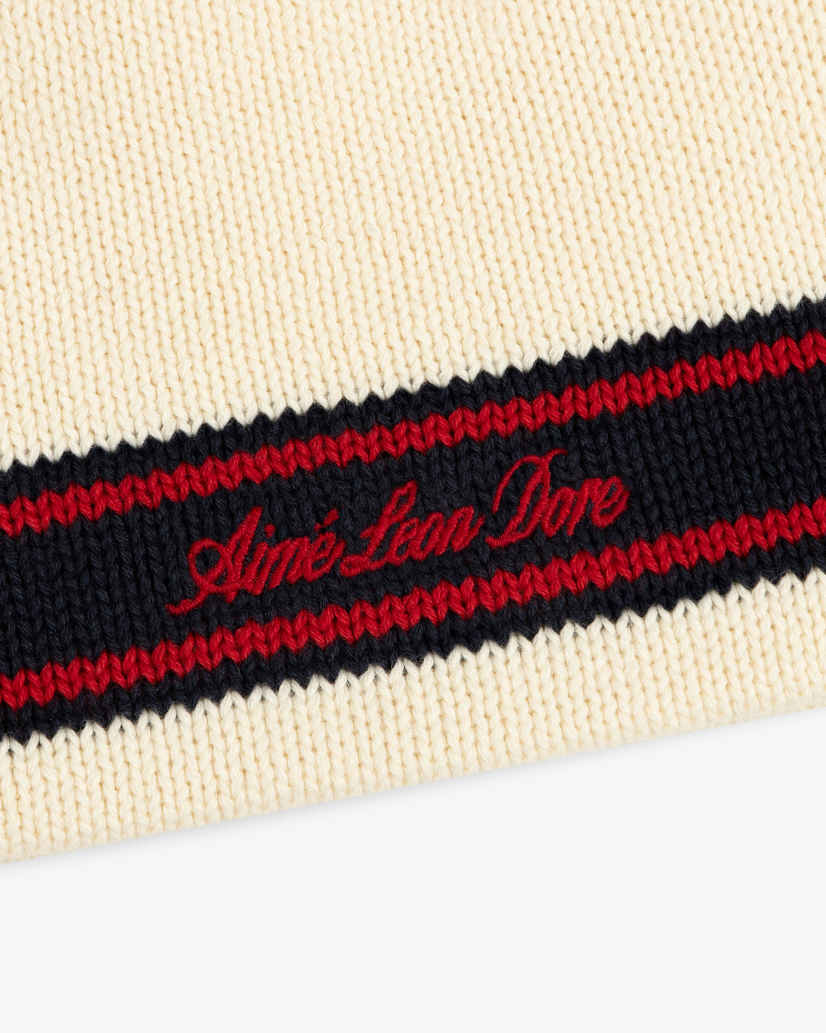 Aimé Leon Dore Pristine Stripe Knit Beanie Headwear