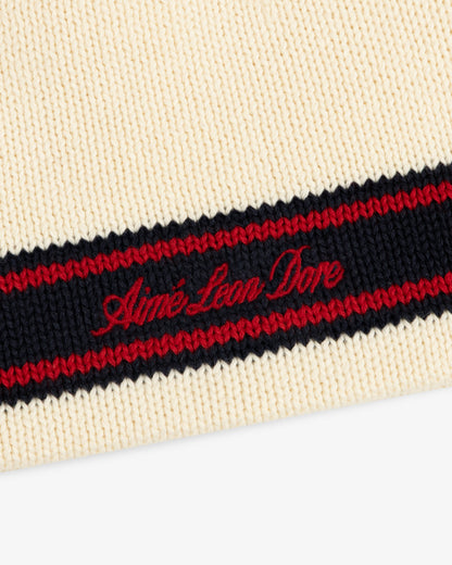 Aimé Leon Dore Pristine Stripe Knit Beanie Headwear