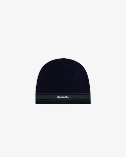 Aimé Leon Dore Navy blazer Stripe Knit Beanie Headwear