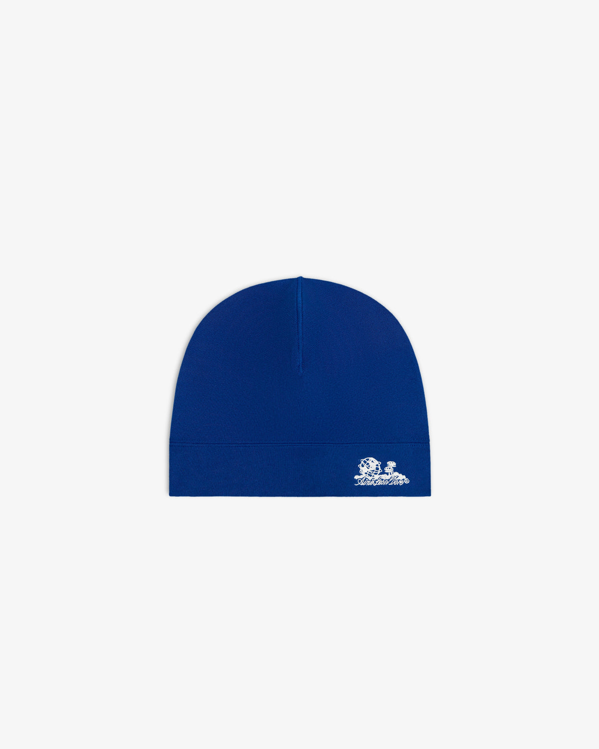 Aimé Leon Dore Blue indigo Unisphere Skull Cap Headwear