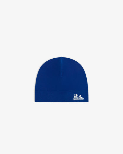 Aimé Leon Dore Blue indigo Unisphere Skull Cap Headwear