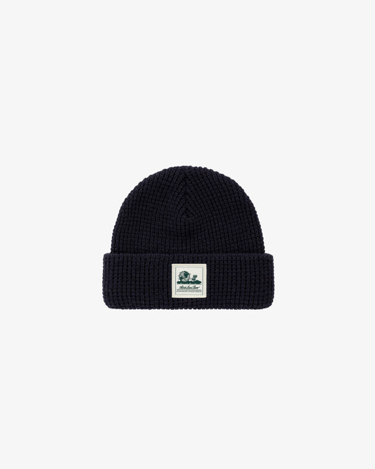 Aimé Leon Dore Dark navy Waffle Knit Beanie Headwear