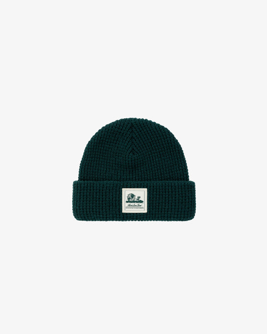 Aimé Leon Dore Hunter green Waffle Knit Beanie Headwear