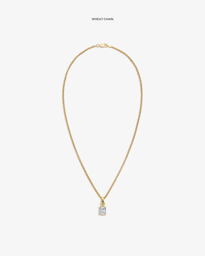 Aimé Leon Dore Evening blue 14Kt Gold Crest Gemstone Pendant Jewelry