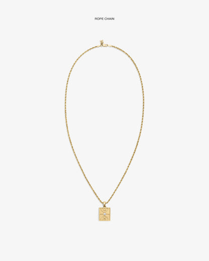 Aimé Leon Dore Evening blue 14Kt Gold Diamond Court Pendant Jewelry