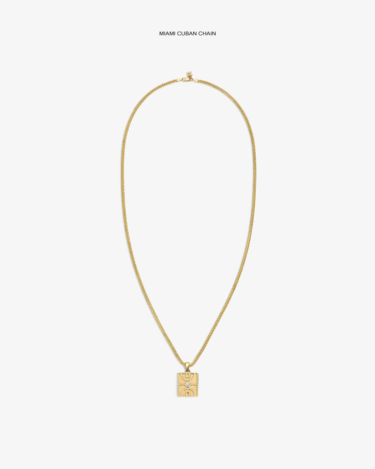 Aimé Leon Dore Evening blue 14Kt Gold Diamond Court Pendant Jewelry