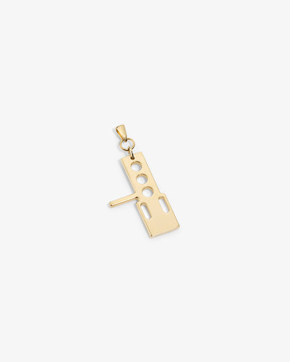 Aimé Leon Dore Evening blue ALD / Technics 14Kt Gold Pendant Jewelry