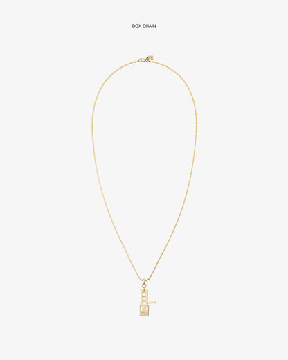 Aimé Leon Dore Evening blue ALD / Technics 14Kt Gold Pendant Jewelry