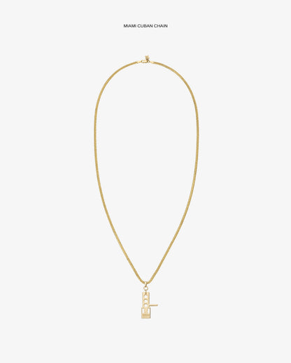 Aimé Leon Dore Evening blue ALD / Technics 14Kt Gold Pendant Jewelry