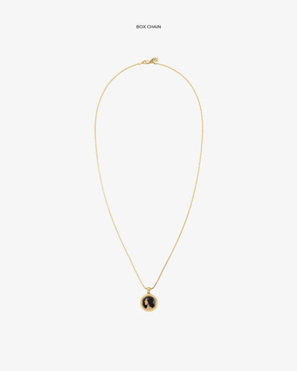 Aimé Leon Dore Evening blue 14Kt Gold Hera Pendant Jewelry